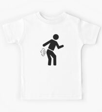 Furzende Person Kinder T-Shirt