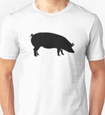 Black pig Unisex T-Shirt