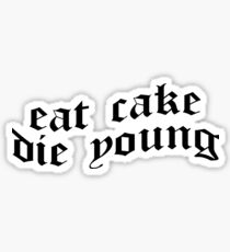 Lil Peep - Eat Cake Die Young Sticker