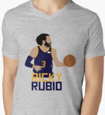 Camiseta de cuello en V Ricky Rubio Utah Jazz