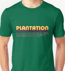 Plantation, Florida | Retro Stripes Unisex T-Shirt