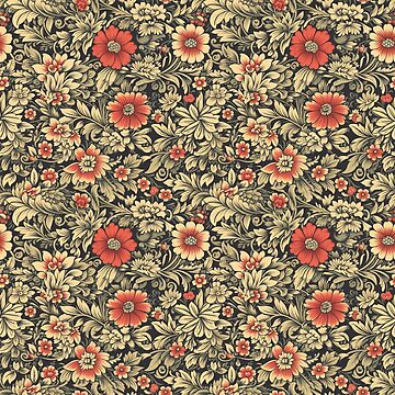 Khaki Flower Pattern Scarf - Want That Trend