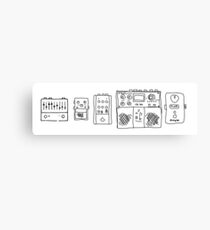 Pedals Canvas Print