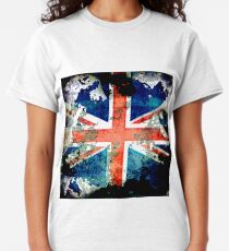 Extreme Grunge Union Jack Flag Classic T-Shirt