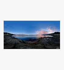 Dusk Shoreline near Moville, Donegal (Rectangular) Photographic Print