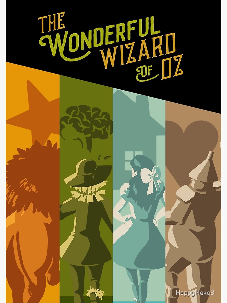 ""The Wonderful Wizard of Oz"" Poster by HappyNeko3