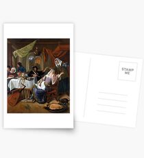 Jan Steen The Dissolute Household Postcards