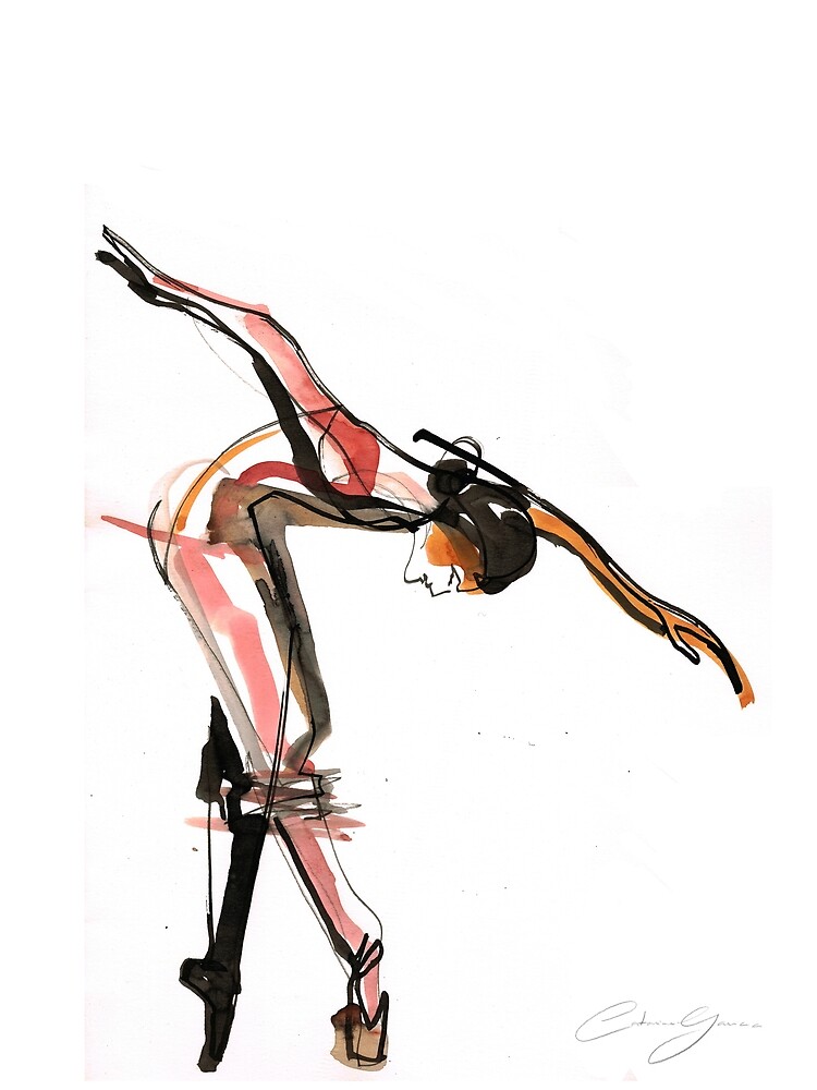 Ballet Dance Drawing by CatarinaGarcia