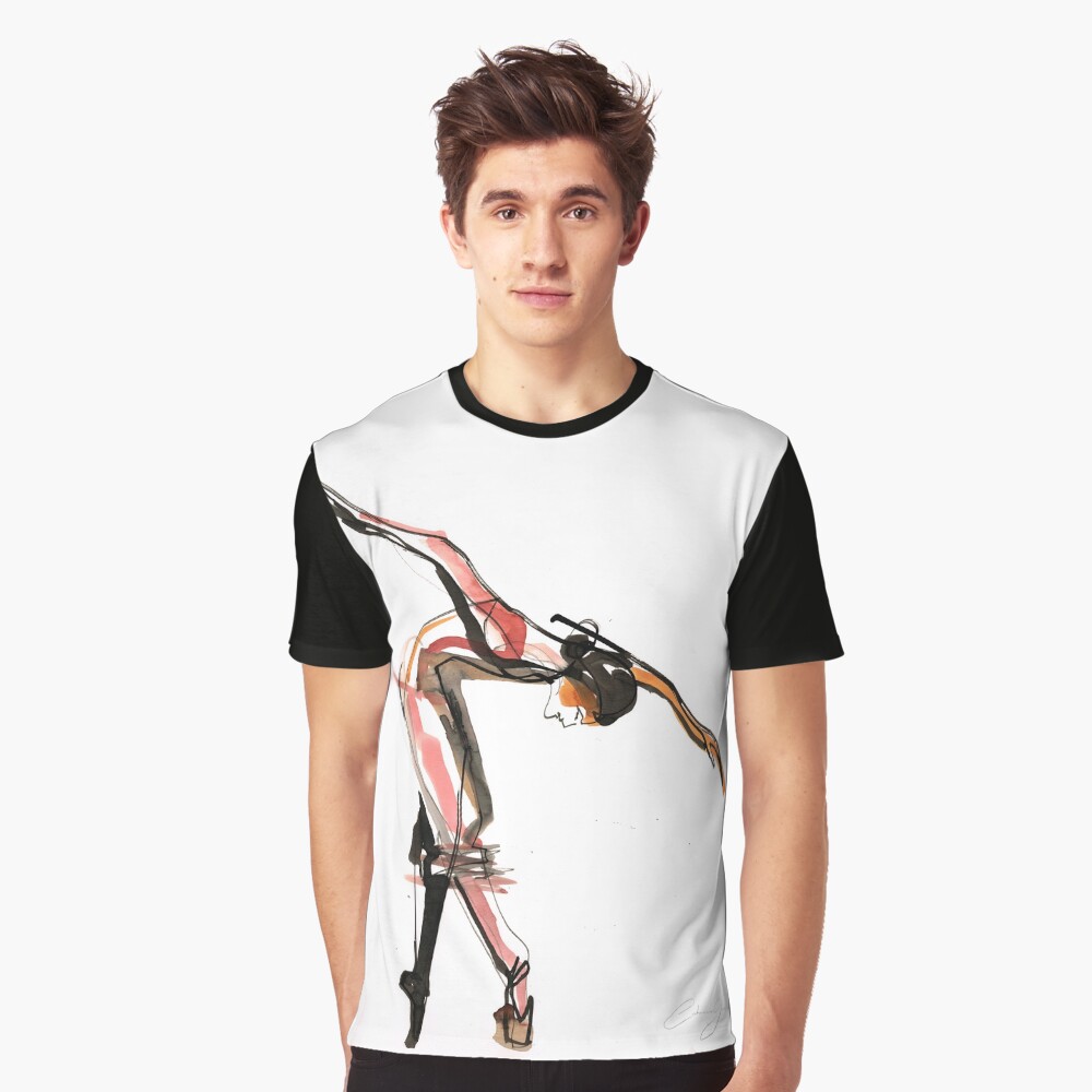 Ballet Dance Drawing Graphic T-Shirt