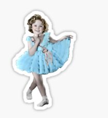 Shirley Temple Frills Sticker