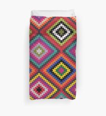 Modern Kilim - Bright Geometric pattern by Cecca Designs Duvet Cover
