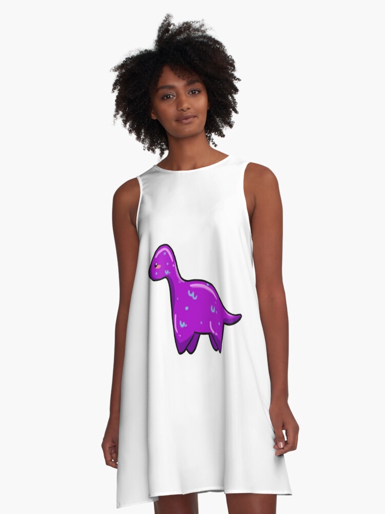 pink dinosaur dress