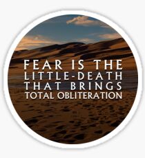 Little Death | Litany Against Fear | Dune Sticker