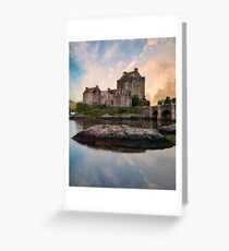 Eilean Donan Castle at sunrise Greeting Card