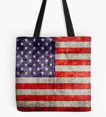 Antique American Flag Tote Bag