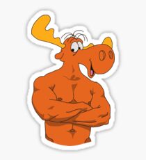 Buff Bullwinkle Sticker