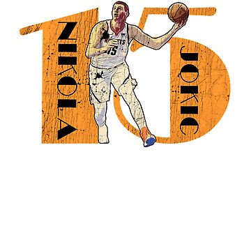 Vintage NBA Basketball Player Nikola Jokic T Shirt, Cheap Denver Nuggets T Shirt  Retro - Allsoymade