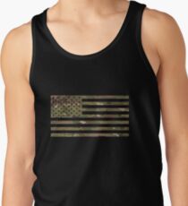 U.S. Flag: Military Camouflage Tank Top