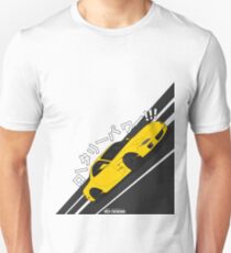 Mazda RX7 FD - Rotary Power (Yellow) Unisex T-Shirt