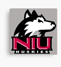 niu huskies Canvas Print