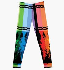 Spattered Crayons Leggings