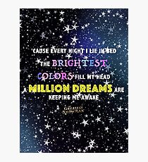 The Greatest Showman "A Million Dreams" Photographic Print