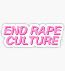 end rape culture Sticker