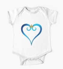 Königreich-Herz-Symbol Baby Body Kurzarm
