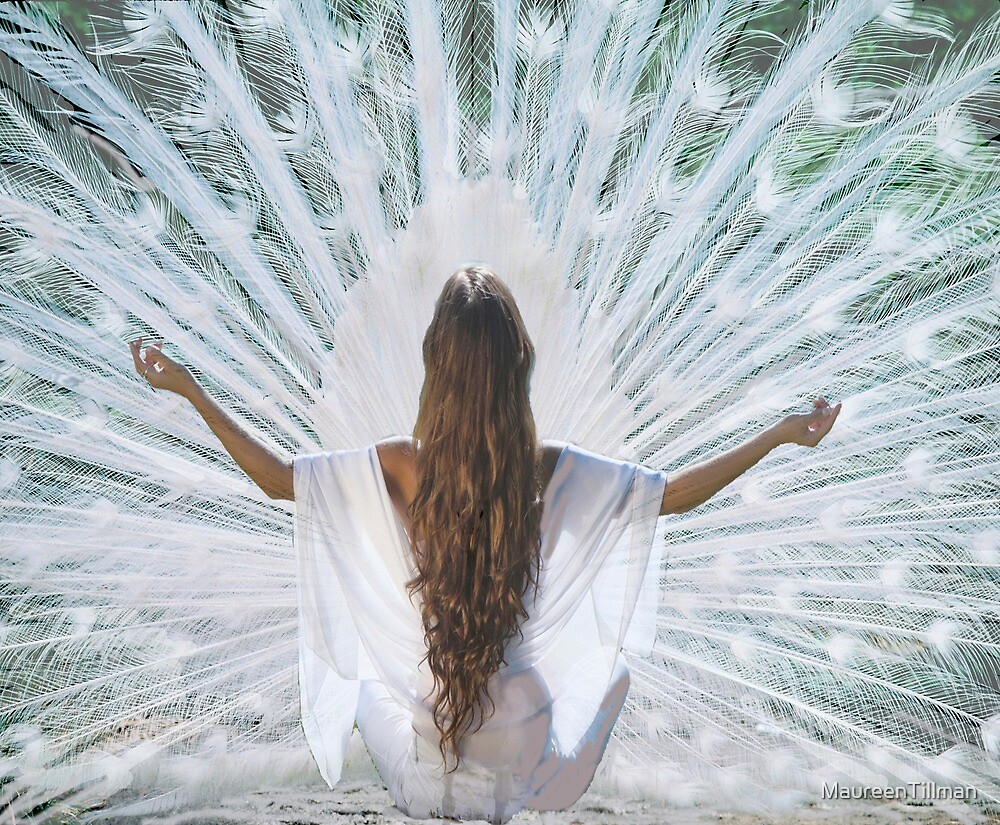 "White Meditation" by MaureenTillman Redbubble