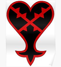 Kingdom Hearts Heartless Symbol Poster