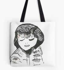 Schüchternes Mädchen Tote Bag