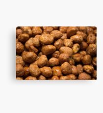 Candy coated peanuts Canvas Print