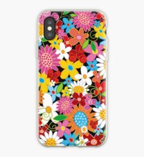 Whimsical Spring Flowers Power Garden II iPhone Case