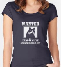 Wanted Cat Tailliertes Rundhals-Shirt