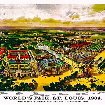 in Stock St. Louis World’s Fair 1904 Unisex Retro T-Shirt 2XL