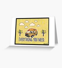 Everything you need RV Greeting Card