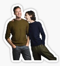 timothee chalamet and armie hammer Sticker