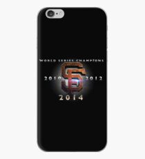 SF Giants World Series Champs X 3 MOS iPhone Case