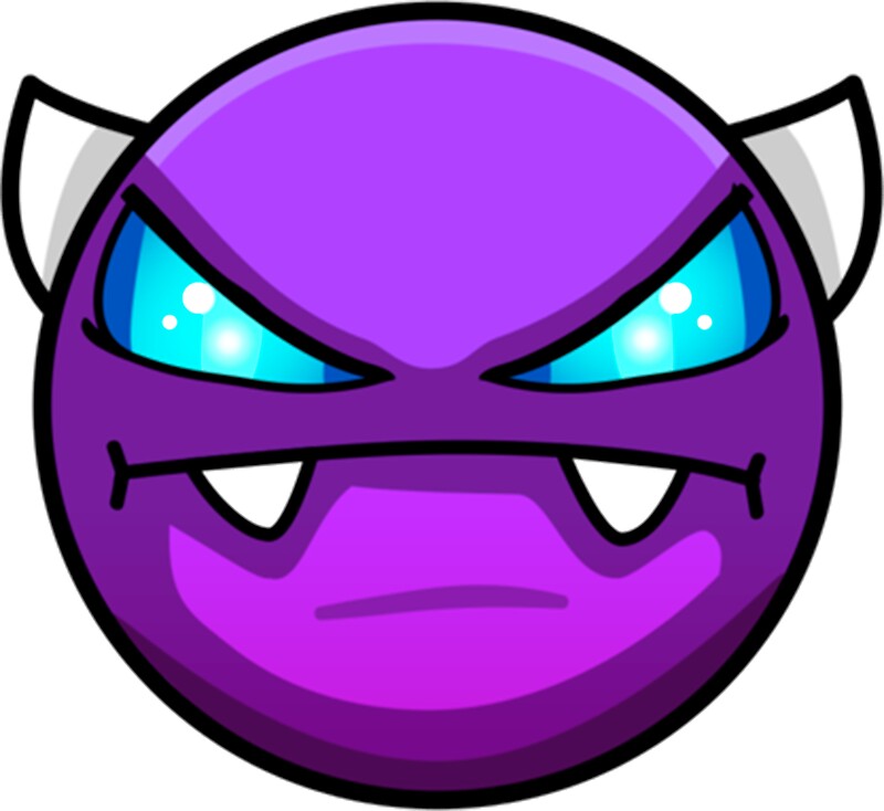 "Geometry dash Easy demon" Stickers by Cory Baxter | Redbubble