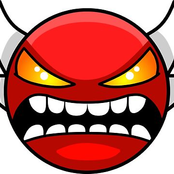 Geometry dash Extreme demon Sticker for Sale by CoryBaxter