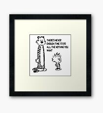All the Nothing Framed Print
