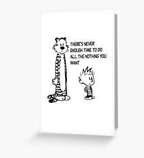 All the Nothing Greeting Card