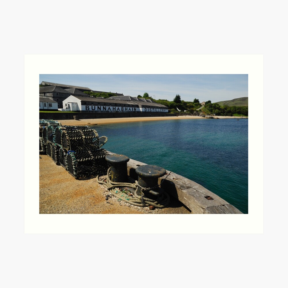 Islay: Bunnahabhain Distillery Art Print