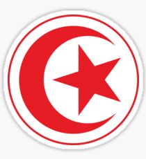 Tunisia Tunisie لجمهورية التونسية Football World Cup 2018 | National Flag | Merchandise • ID-A1 Sticker