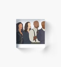 Brooklyn Nine Nine Team Acrylic Block