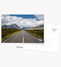 The Road to Glencoe, Scotland Postcards