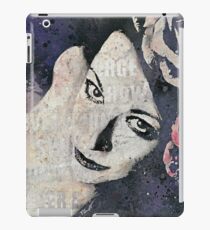 Sick On Sunday: Violet (pin up with roses graffiti portrait) iPad Case/Skin