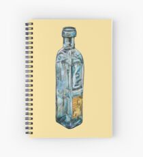 Glass Bottle Spiral Notebook