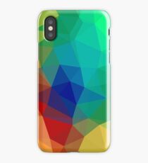 Unique Galaxy and iPhone Cover Colorful Cubism Design iPhone Case