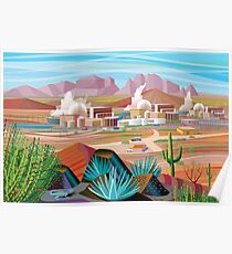 Power Plant in the Desert Poster